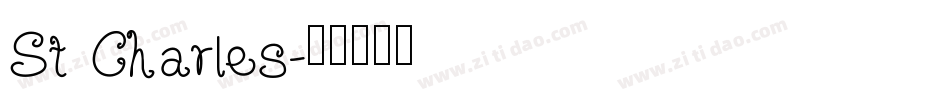 St Charles字体转换